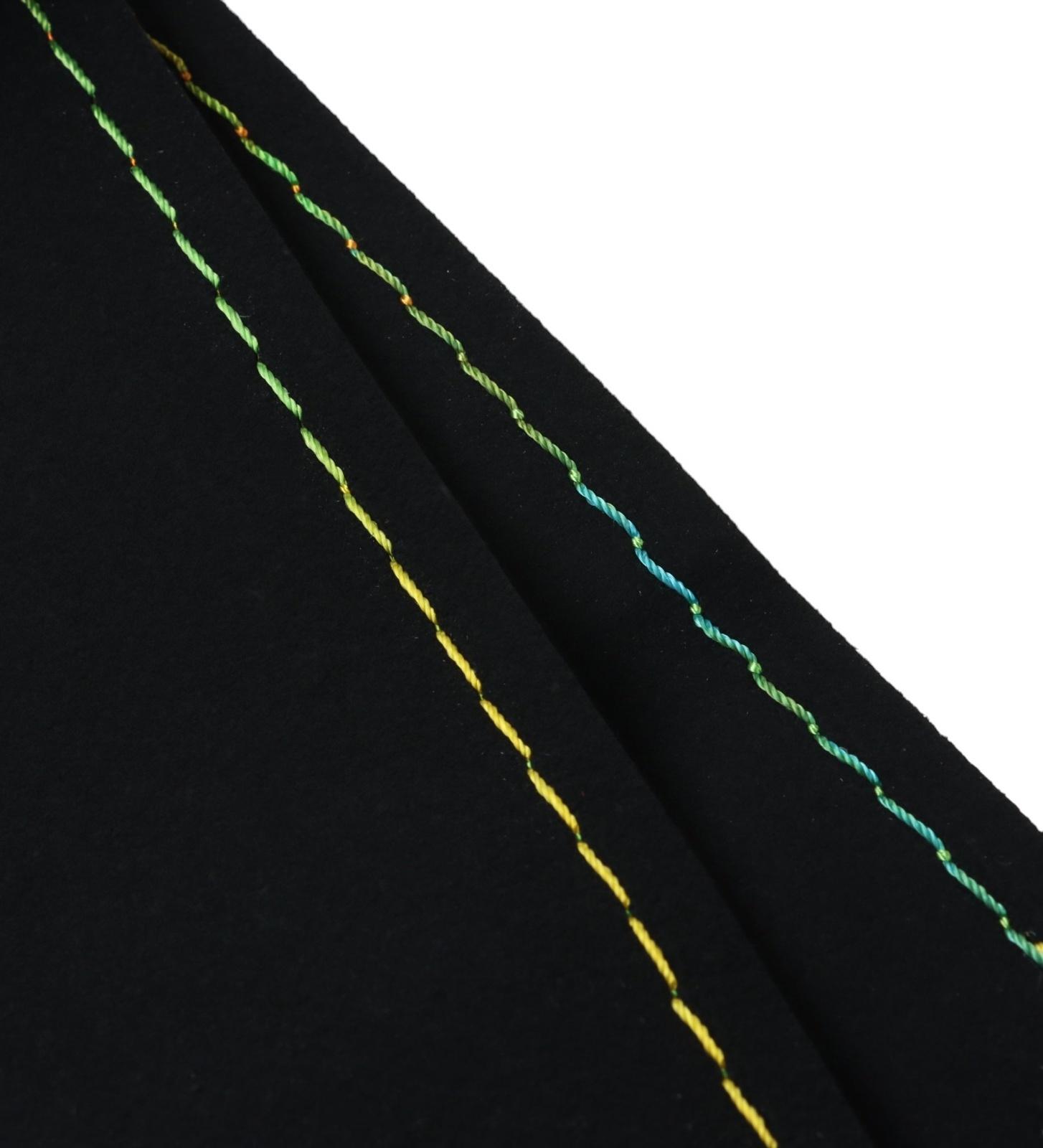 Оплётка на руль со шнуровкой, 38 см, чёрный, антискользящая, замша