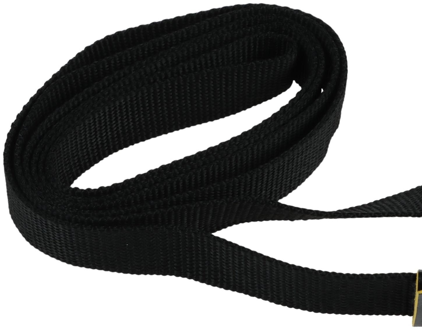 Чомбур для лошади, 2,5 м, чёрный, карабин