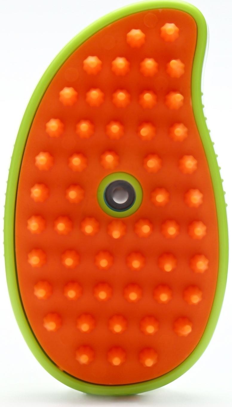 Паровая щетка-расческа для животных, с USB-зарядкой, зелёная