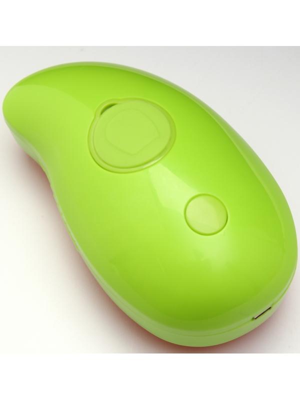 Паровая щетка-расческа для животных, с USB-зарядкой, зелёная