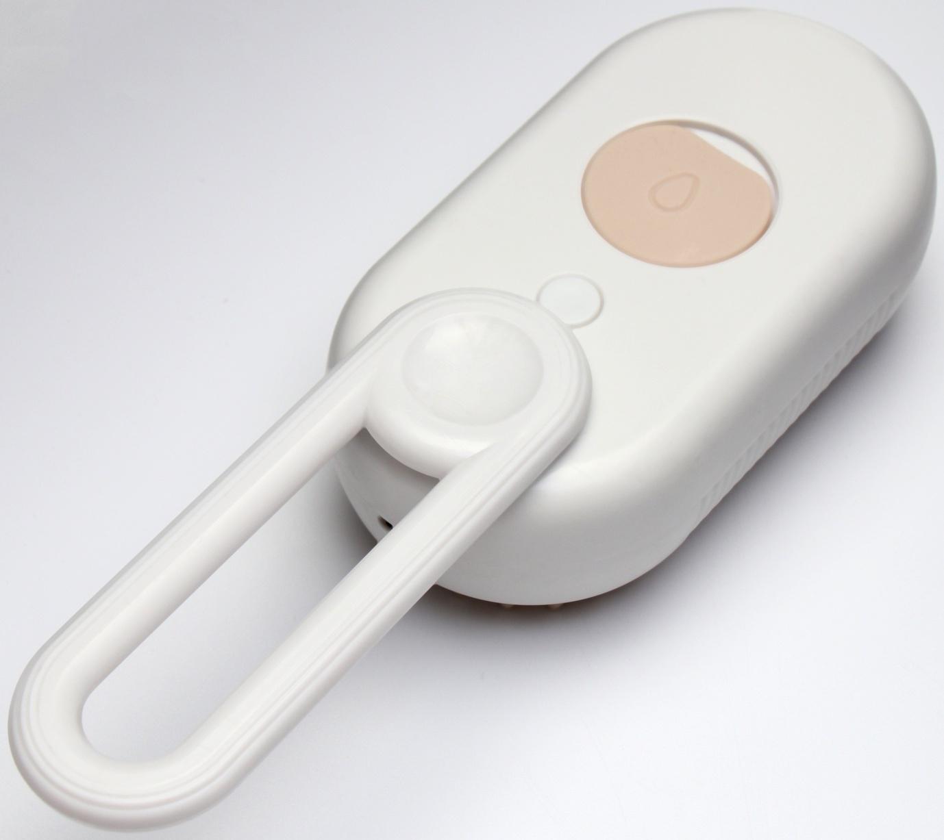 Паровая щетка-расческа для животных, с USB-зарядкой и выдвижной ручкой, белая