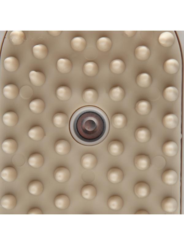 Паровая щетка-расческа для животных, с USB-зарядкой и выдвижной ручкой, белая