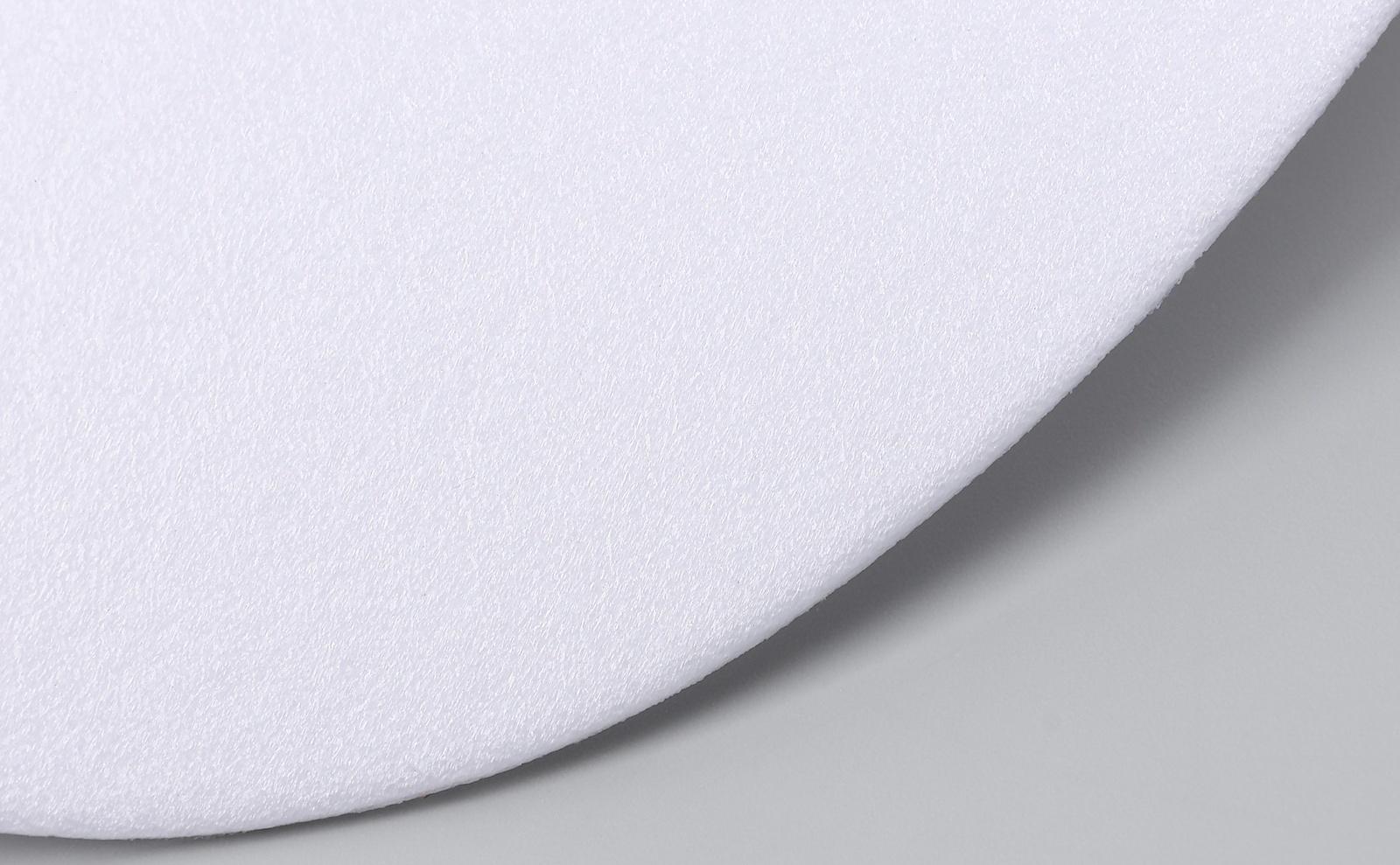 Козырёк для кепки, гнутый, 5.5×19 см, белый, цена за 1 штуку