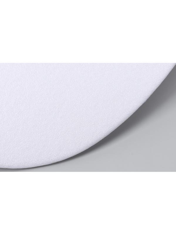 Козырёк для кепки, гнутый, 5.5×19 см, белый, цена за 1 штуку