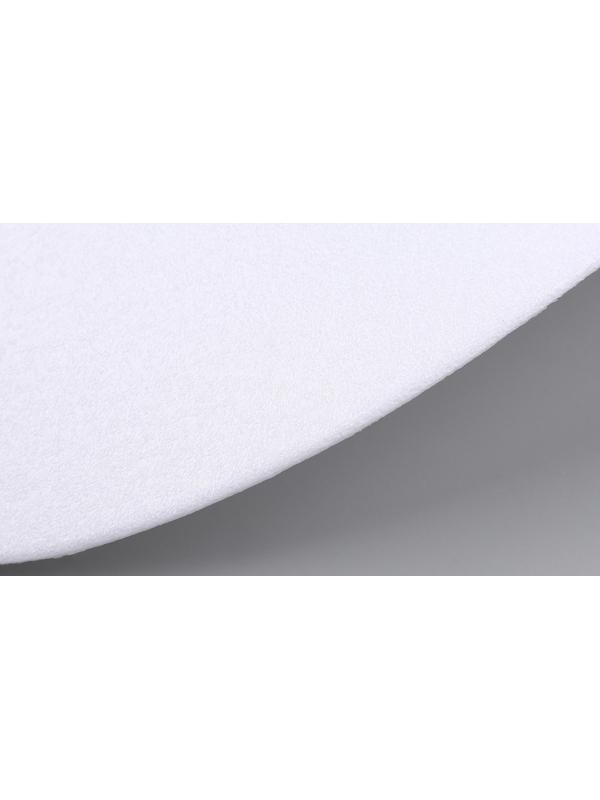 Козырёк для кепки, гнутый, 7×19.5 см, белый, цена за 1 штуку