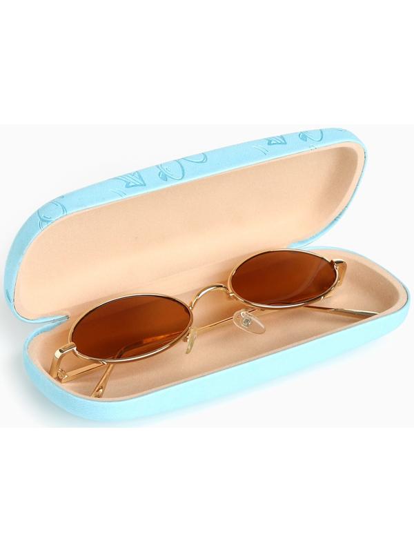 Футляр для очков на хлопушке «Выбражулька», длина 16 см, цвет голубой