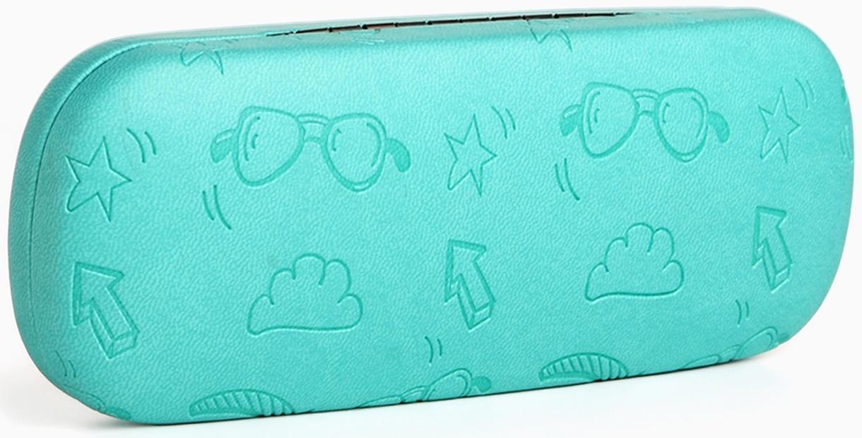 Футляр для очков на хлопушке «Выбражулька», длина 16 см, цвет бирюзовый