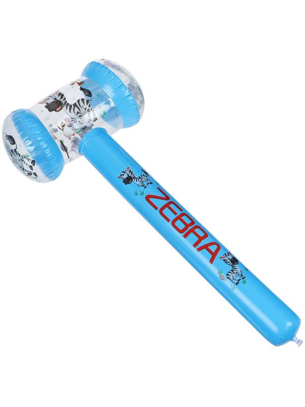 УЦЕНКА Игрушка надувная «Молоток-зебра», 75×35 см