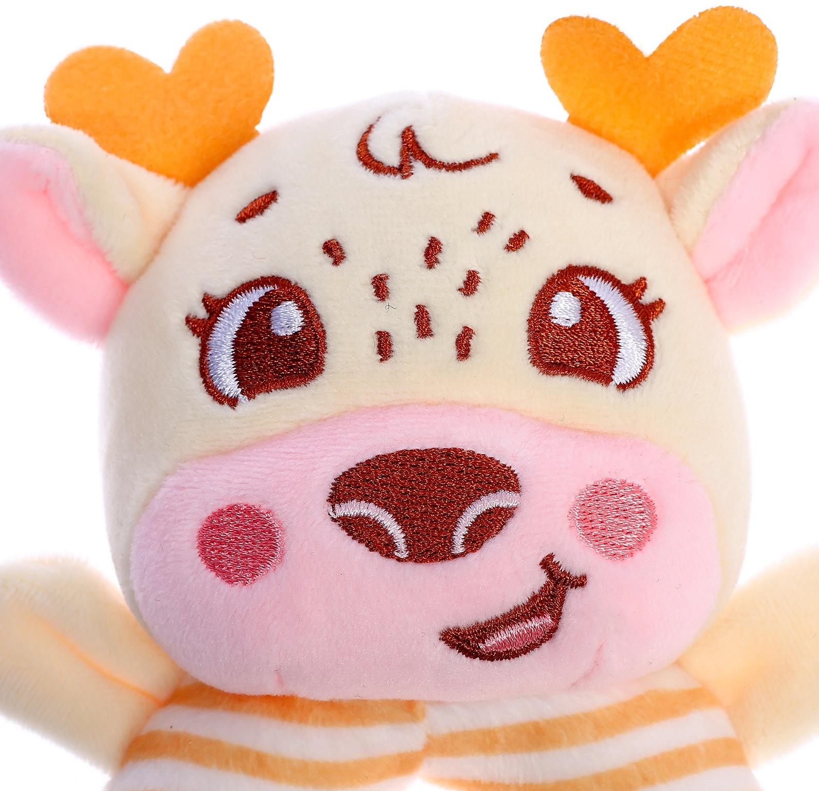 Развивающая погремушка «Олень», цвет жёлтый