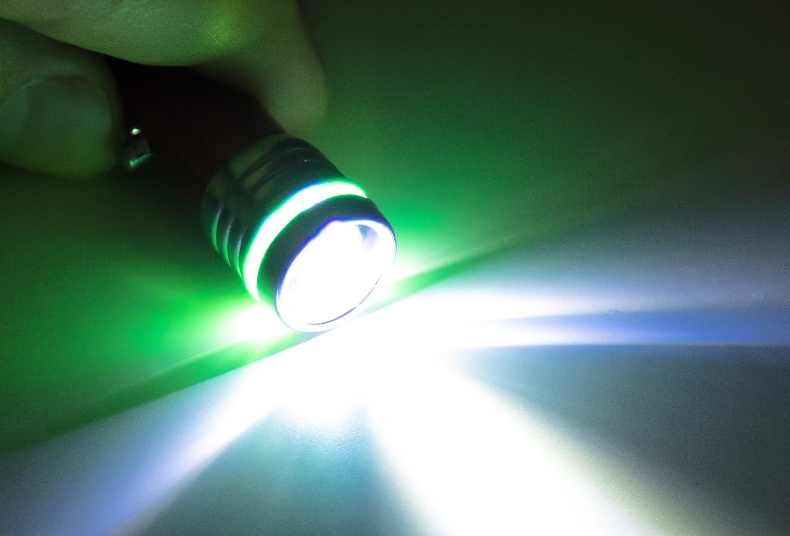 Указка лазерная лупа 2,5 см 3 режима мигает, светит, лазер LR44x3 шт 