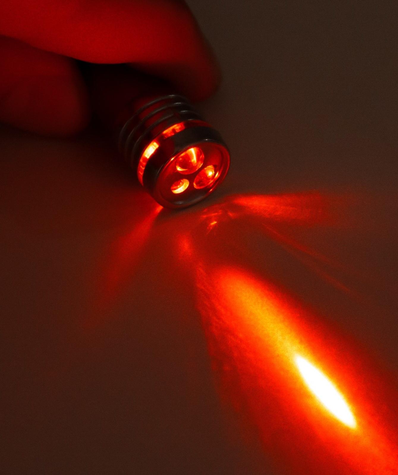 Указка лазерная лупа 2,5 см 3 режима мигает, светит, лазер LR44x3 шт 