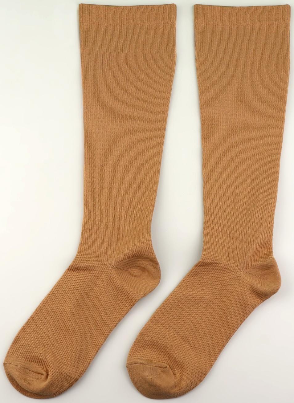 Гольфы утягивающие, универсальные, M р-р, пара, цвет бежевый