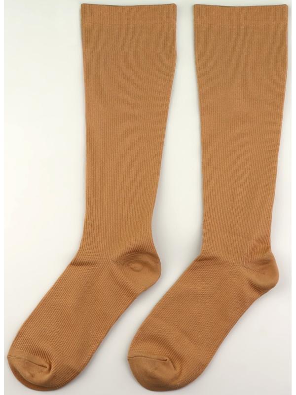 Гольфы утягивающие, универсальные, M р-р, пара, цвет бежевый
