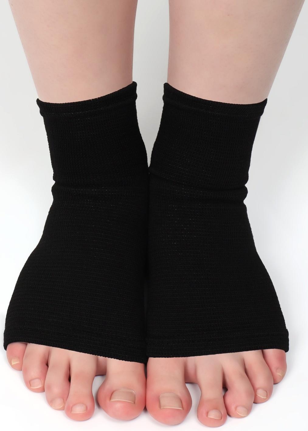 Бандаж на голеностоп, 10 × 5 см, цвет чёрный