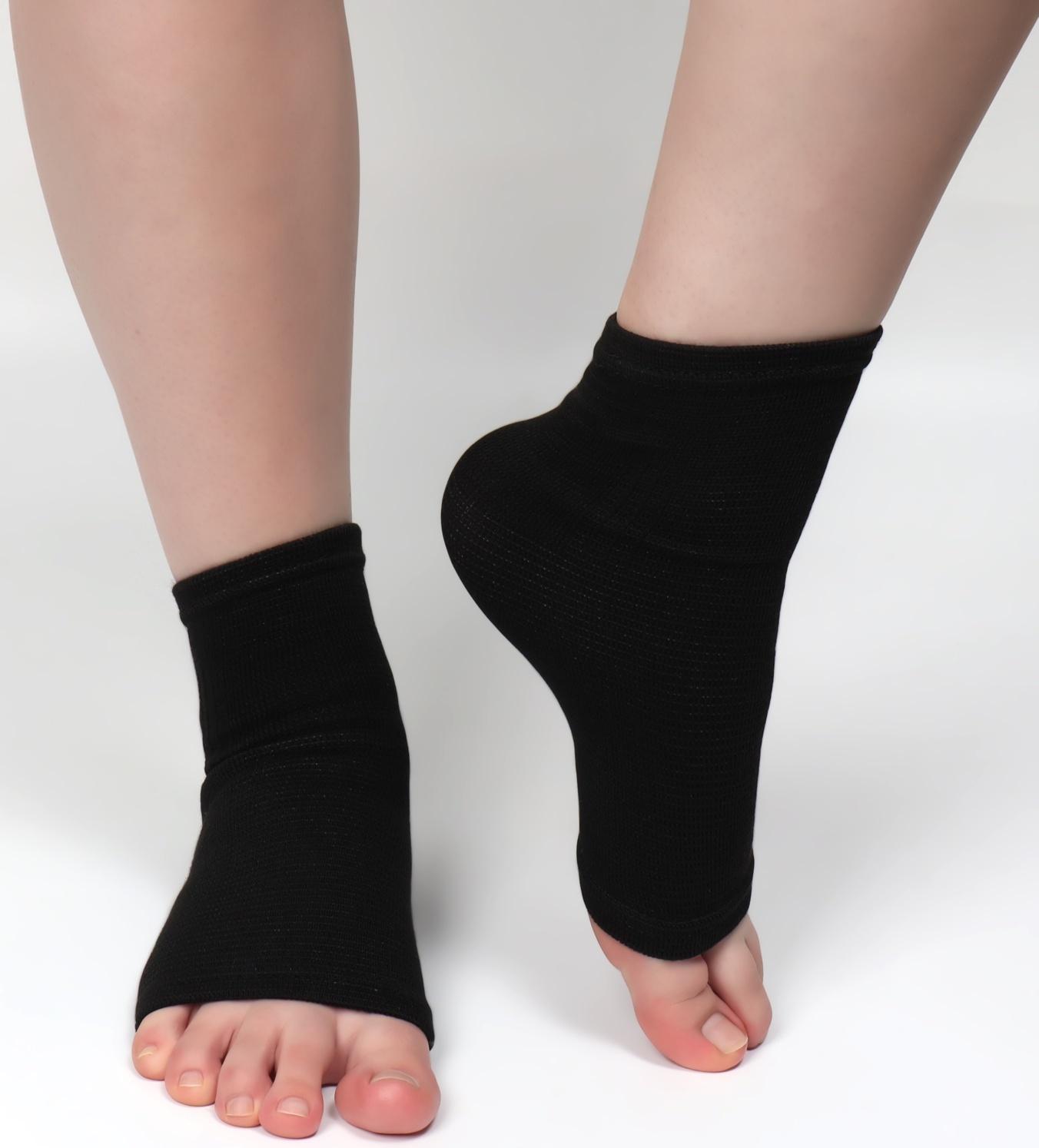 Бандаж на голеностоп, 10 × 5 см, цвет чёрный