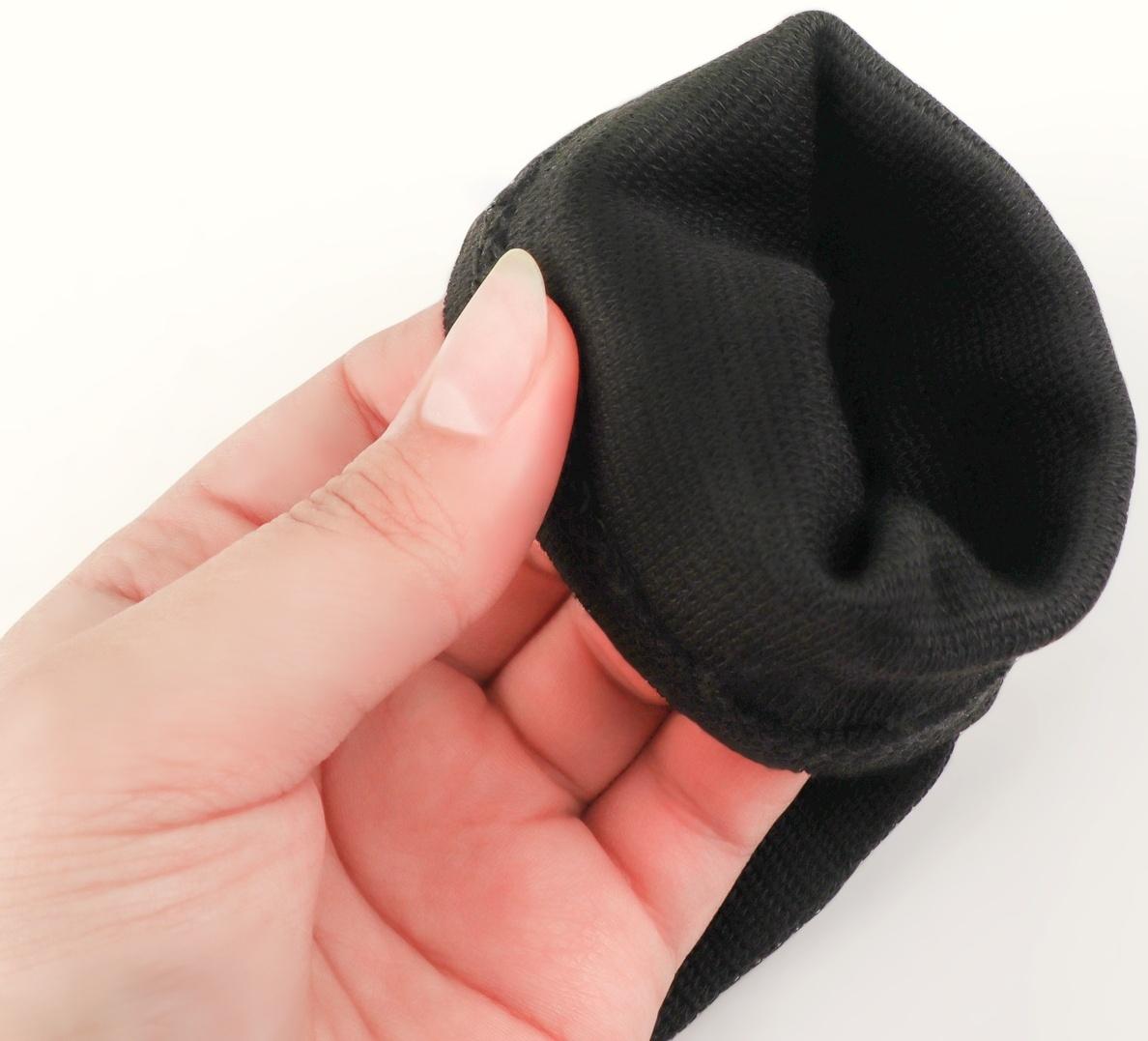 Бандаж на голеностоп, 10 × 5 см, цвет чёрный