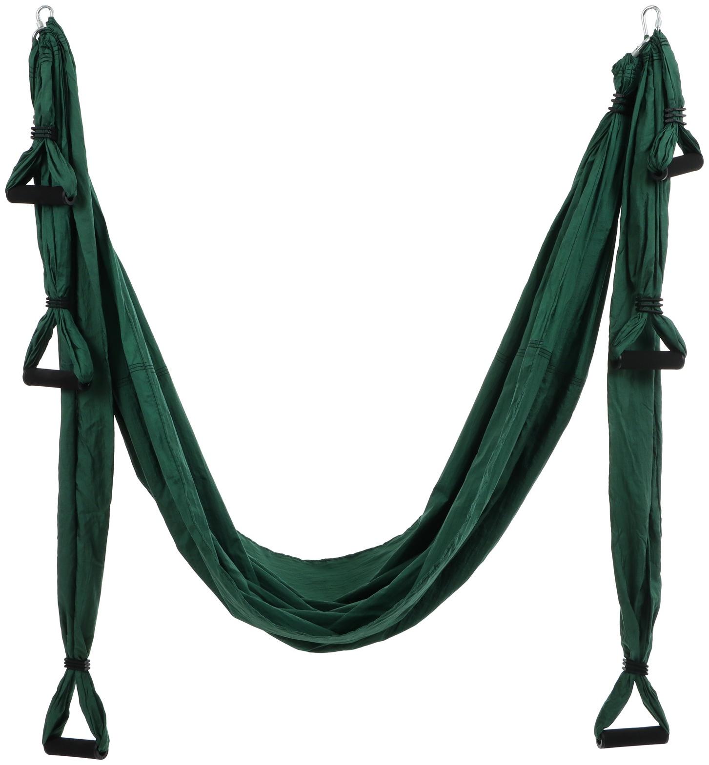 Гамак для йоги Sangh, 250x150 см, цвет зелёный