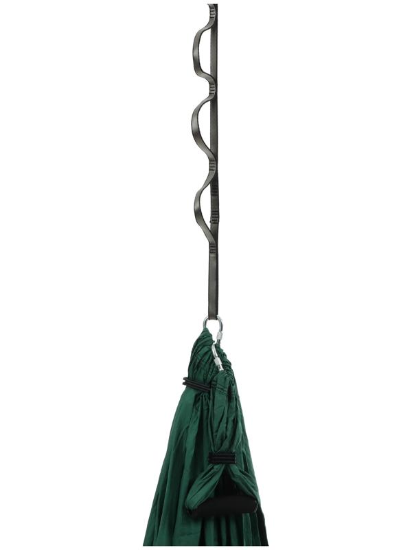 Гамак для йоги Sangh, 250x150 см, цвет зелёный