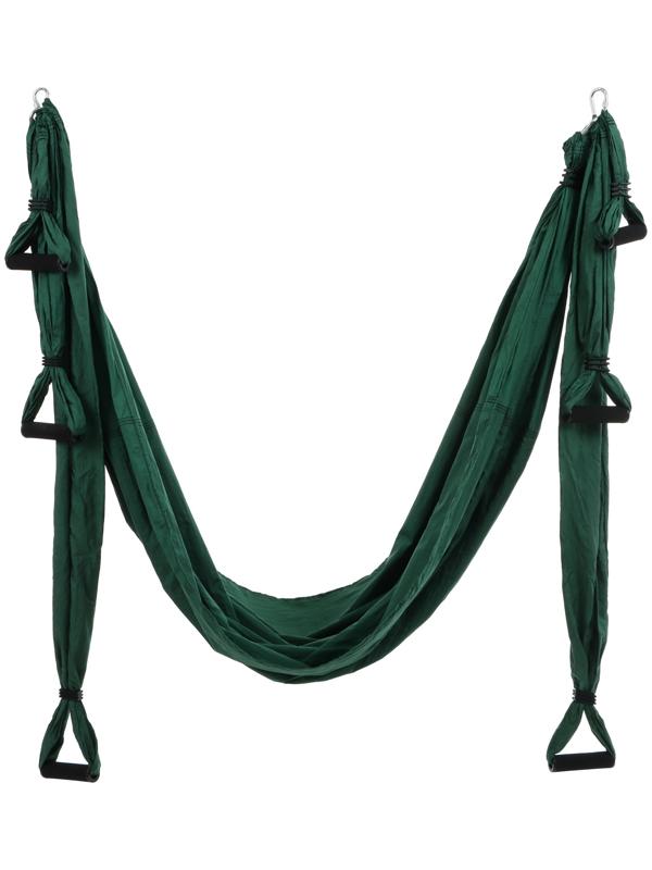 Гамак для йоги Sangh, 250x150 см, цвет зелёный