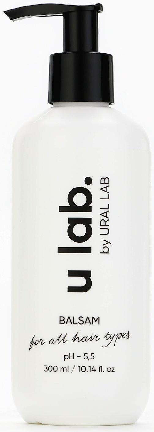 Бальзам для всех типов волос, 300 мл, аромат цветочный, U LAB