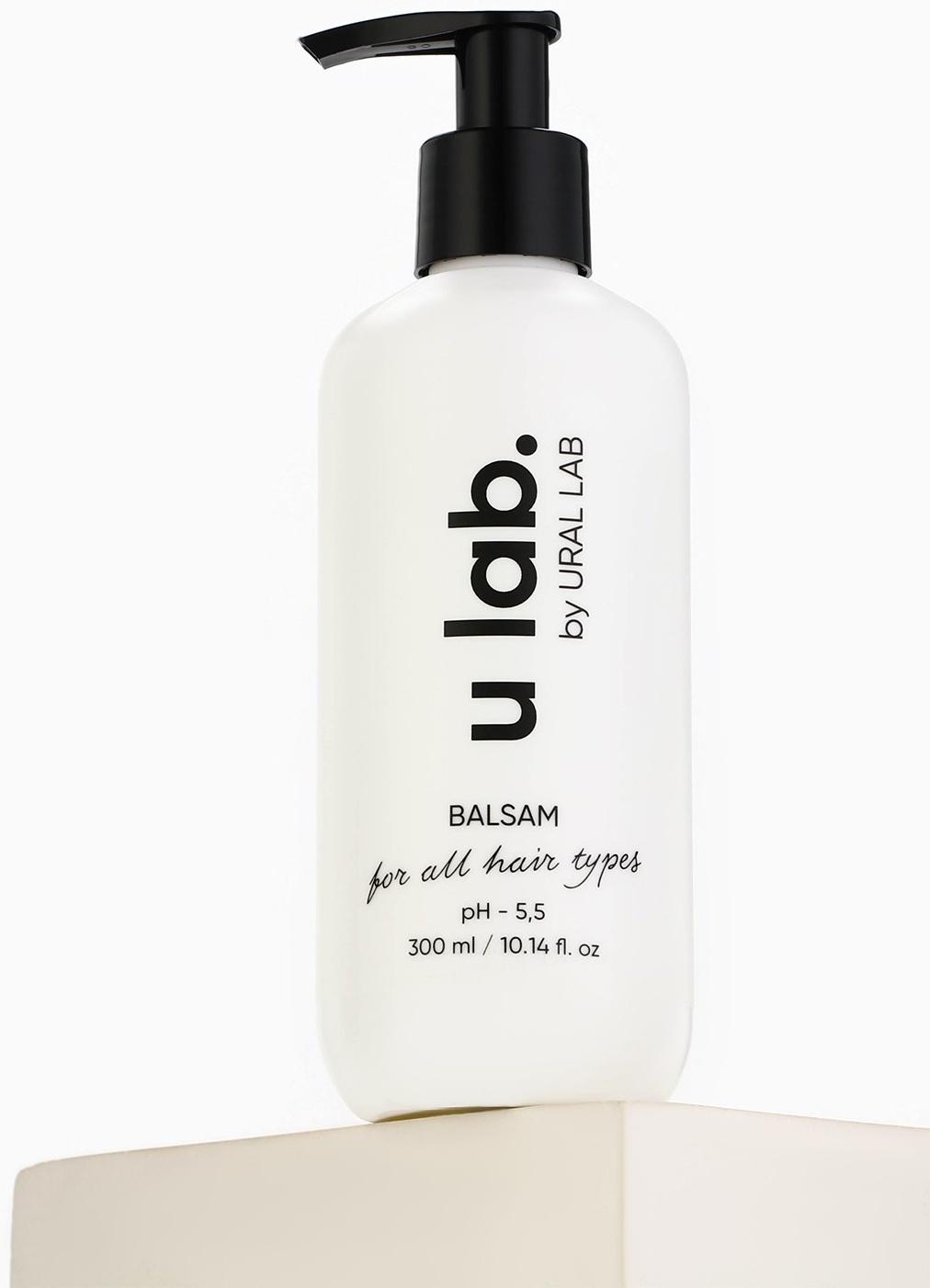 Бальзам для всех типов волос, 300 мл, аромат цветочный, U LAB