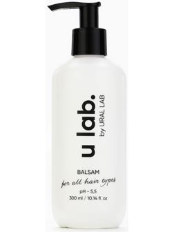 Бальзам для всех типов волос, 300 мл, аромат цветочный, U LAB