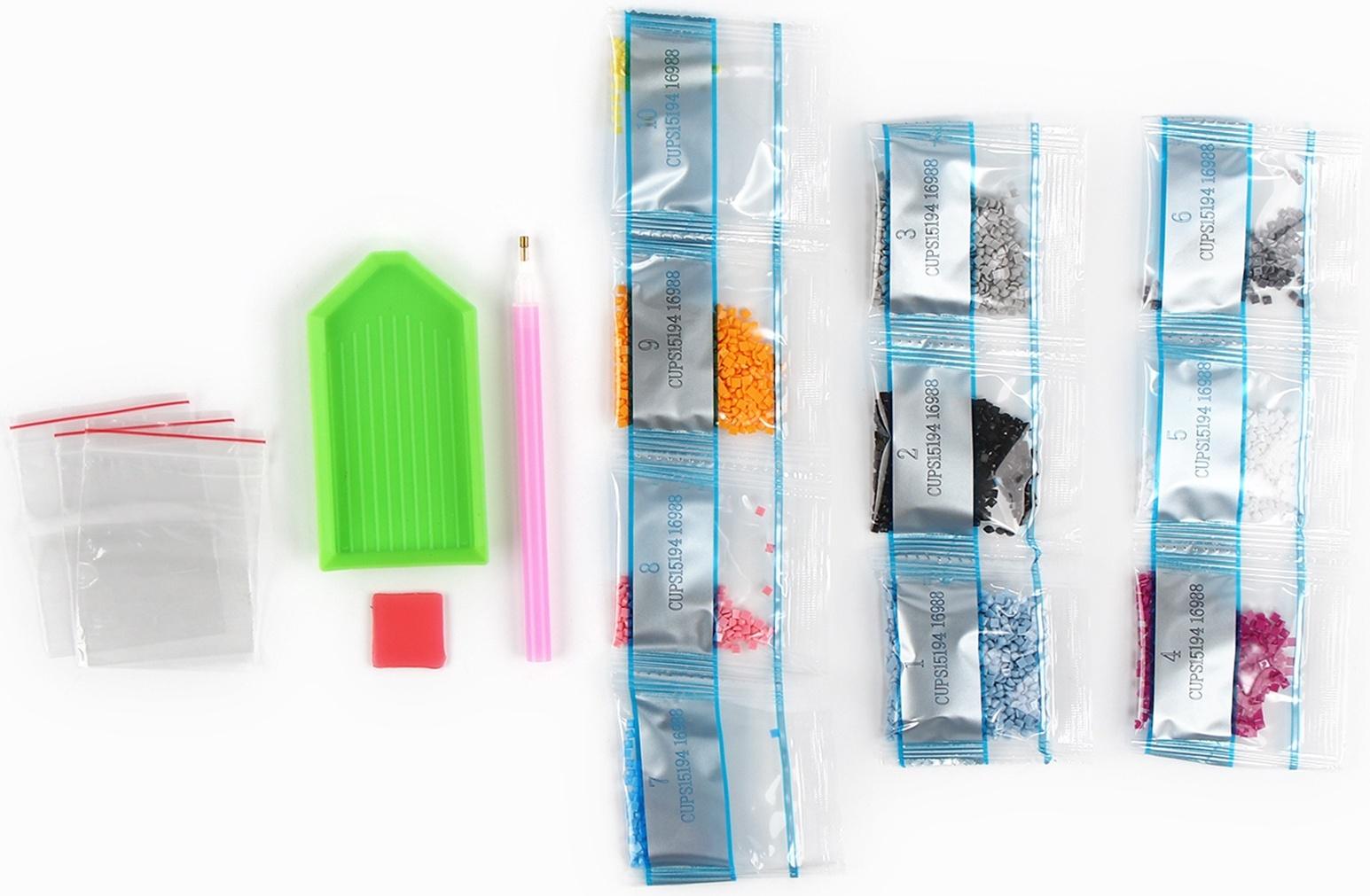 Термостакан детский, с вставкой из алмазной мозаики «Котик», 450 мл