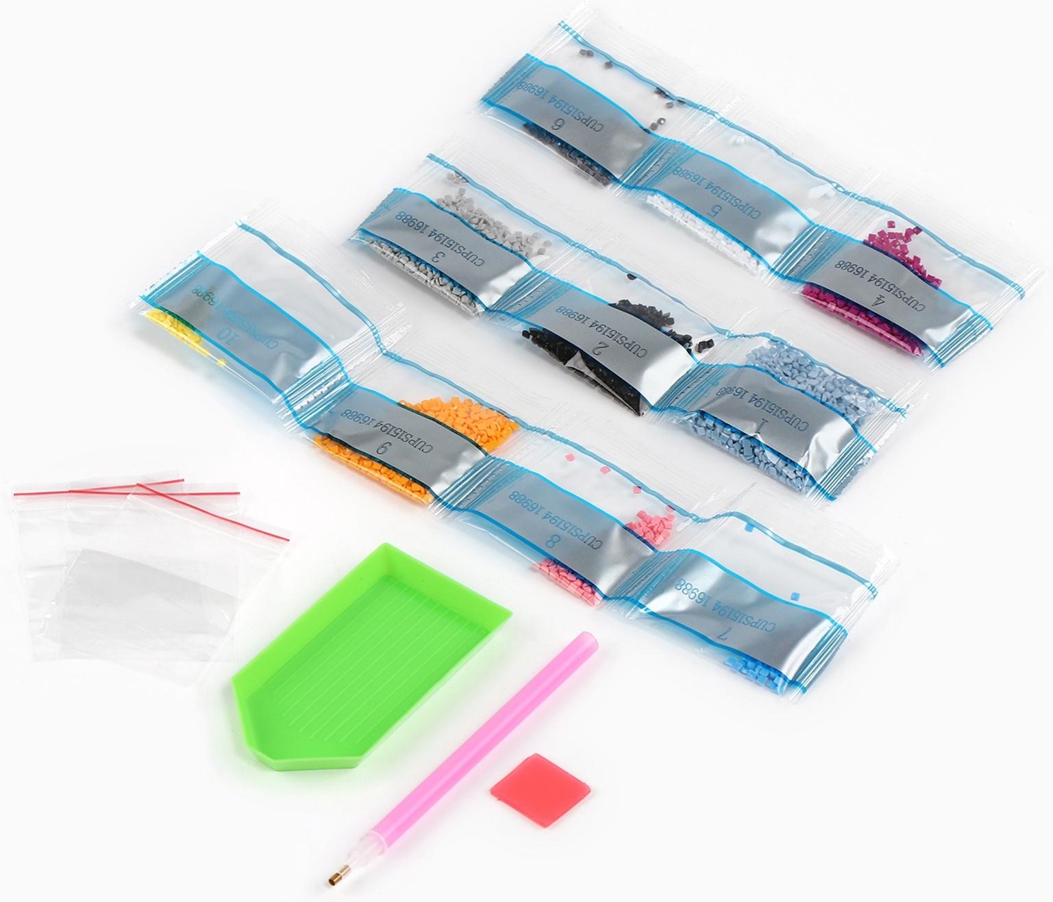 Термостакан детский, с вставкой из алмазной мозаики «Котик», 450 мл