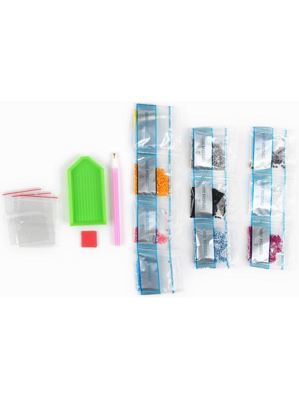 Термостакан детский, с вставкой из алмазной мозаики «Котик», 450 мл