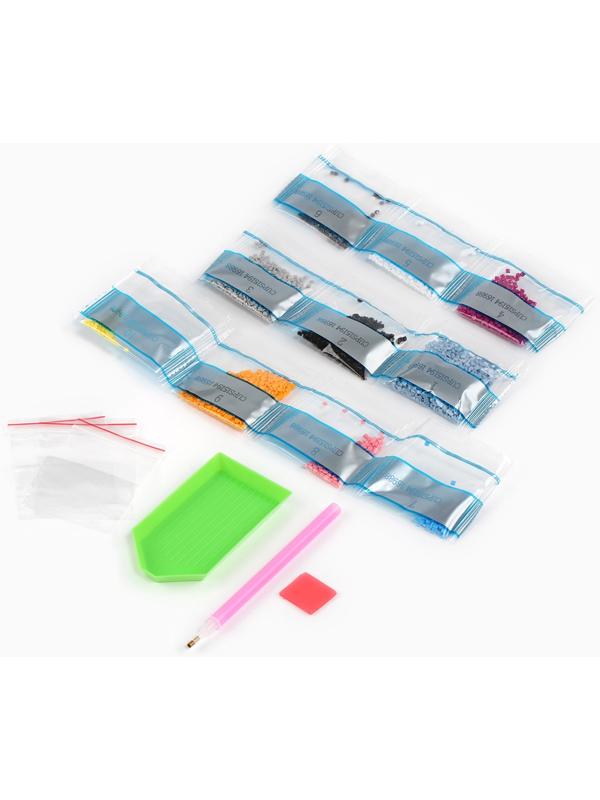 Термостакан детский, с вставкой из алмазной мозаики «Котик», 450 мл