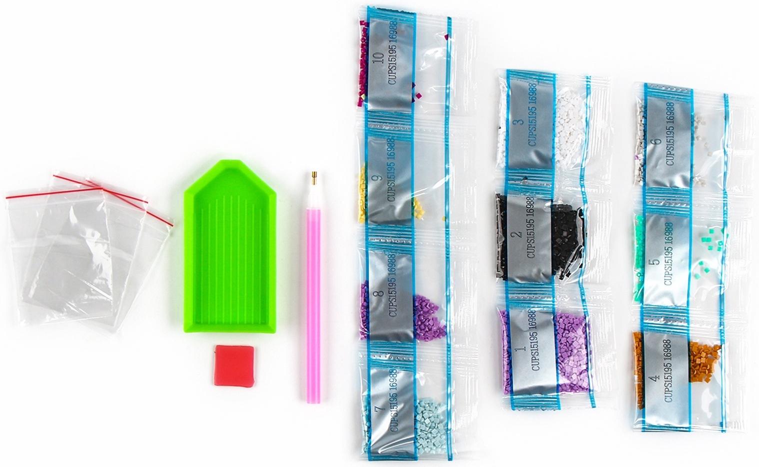 Термостакан детский, с вставкой из алмазной мозаики «Единорог», 450 мл