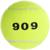 Мяч для большого тенниса ONLYTOP №909, тренировочный