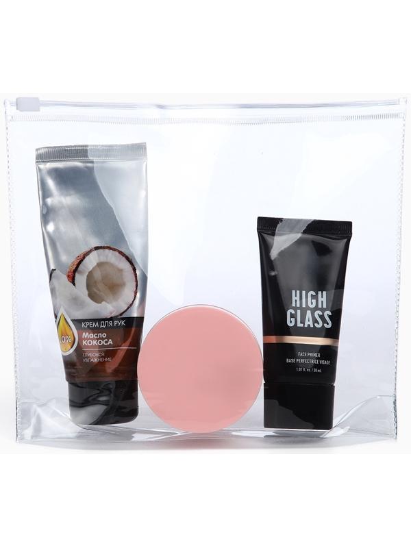 Косметичка для бассейна, с застёжкая зип-лок, прозрачная