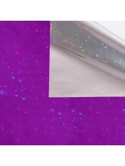 Пленка голографическая, «Звёздное небо», , 70 см × 1 м