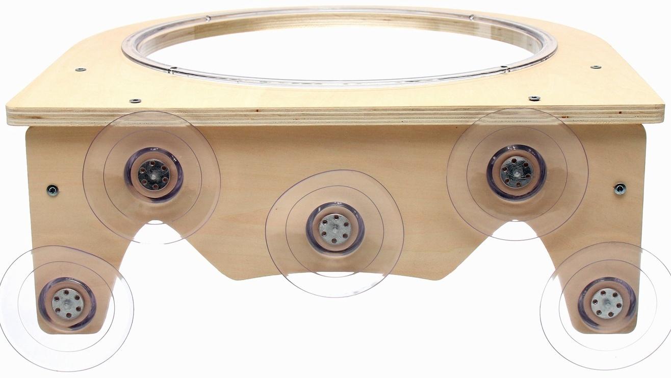 Гамак для кошки на окно, 40*40*15 см, вес до 8 кг, прозрачный