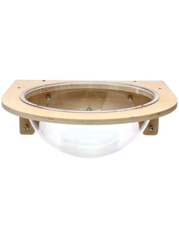 Гамак для кошки на окно, 40*40*15 см, вес до 8 кг, прозрачный