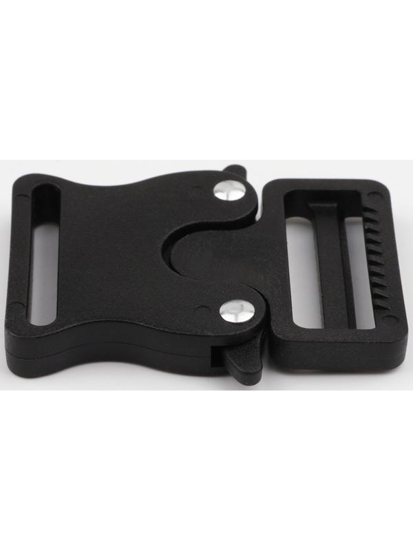 Фастекс 25 мм, нагрузка до 40 кг, 5 шт, цвет чёрный/серебряный, цена за 1 набор