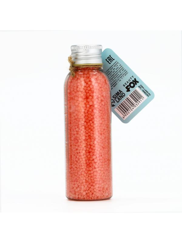 Жемчуг для ванны «Релакс тайм», 90 г, аромат клубники, BEAUTY FOX