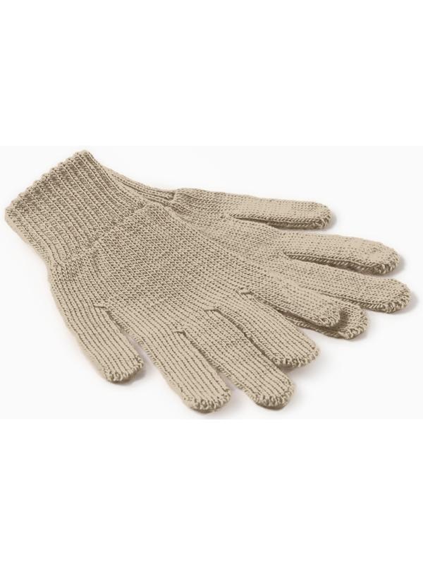 Перчатки детские, цвет серо-коричневый р-р 16