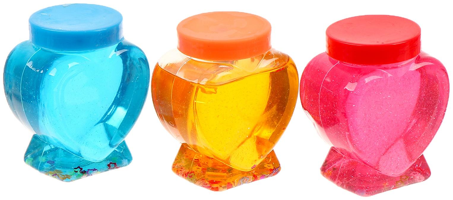 Лизун - слайм «Сердечко», МИКС