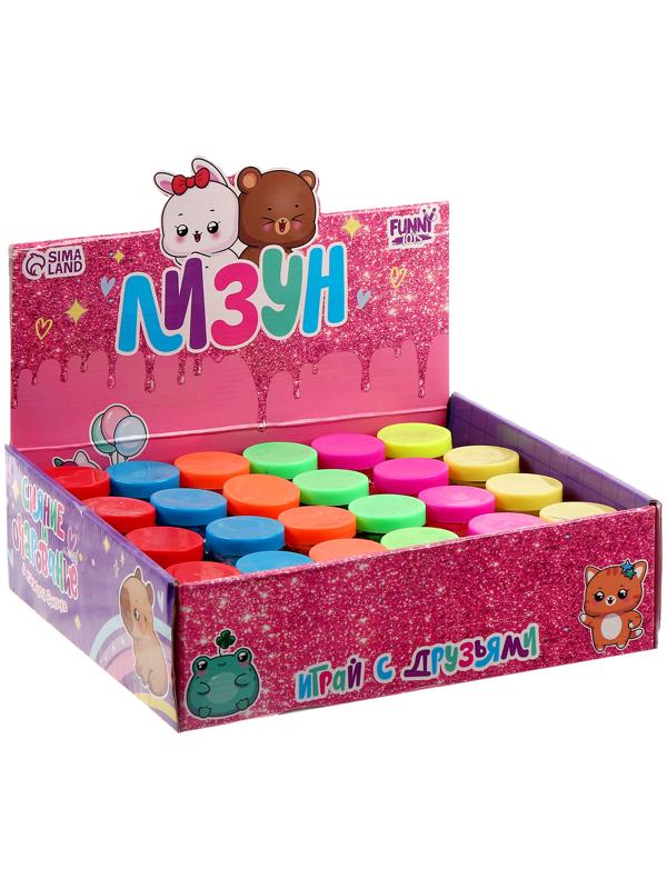 Лизун - слайм «Сердечко», МИКС