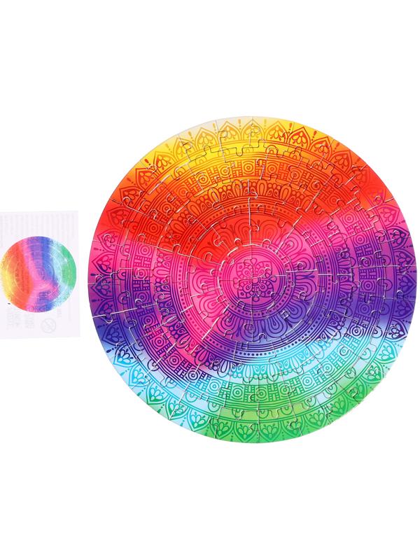 Термостакан детский «Мандала», с вставкой, 350 мл + пазл 77 элементов