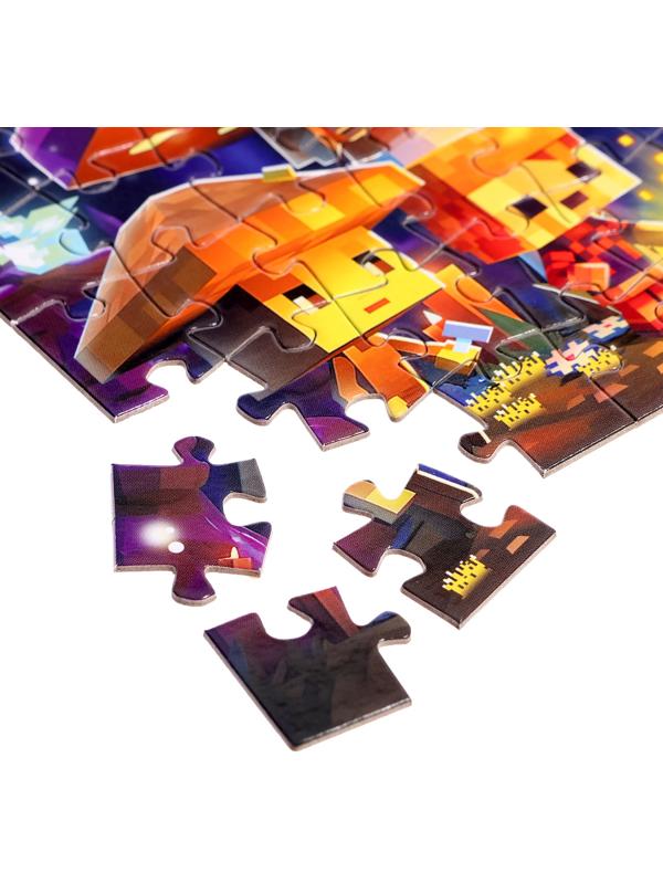 Пазл в термостакане детский «Исследователи», с вставкой, 350 мл, 54 элемента