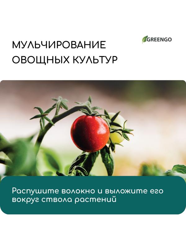 Волокно кокосовое, для мульчирования, 20 л, Greengo