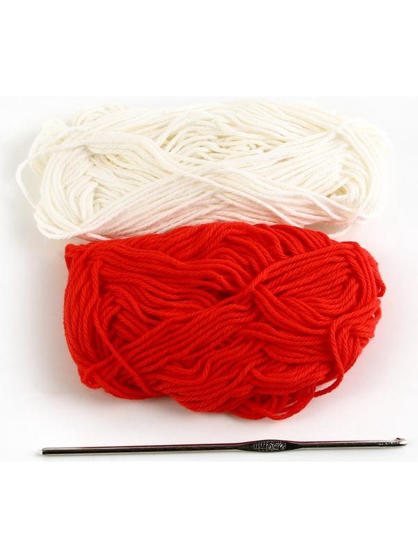 Ёлочная игрушка на новый год своими руками. Набор для вязания «Новогодний шар», 9 см, новогодний набор для творчества