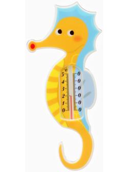 Термометр для ванной «Морской конек», желтый