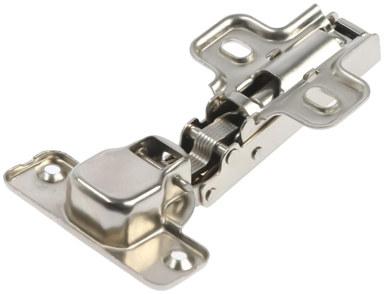 Петля мебельная накладная ТУНДРА, с доводчиком, Clip-on, 4 шт. TMP