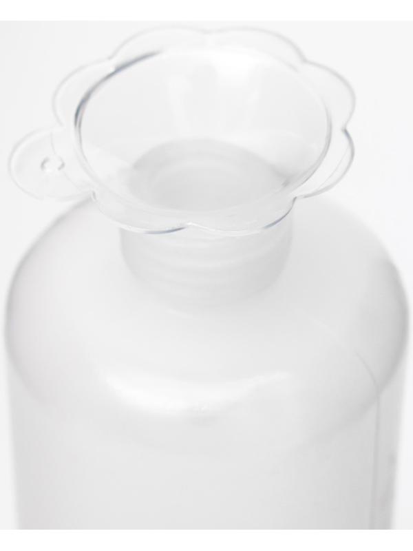 Бутылочка для вскармливания с мерной шкалой, 100 мл (соска+воронка), розовая