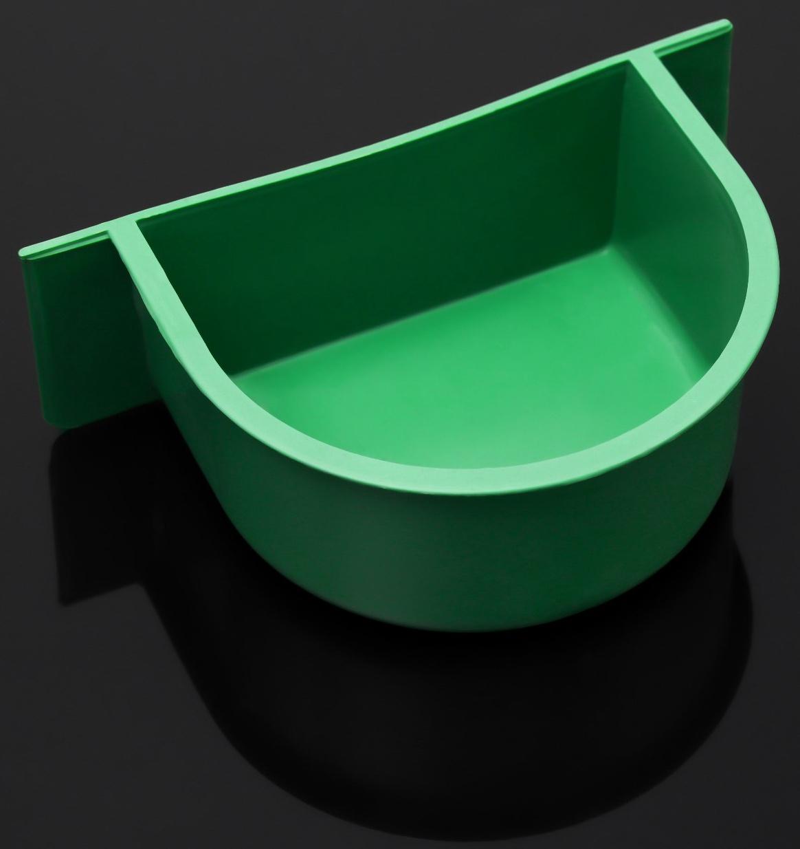 Кормушка для птиц 10,6 х 8,3 х 3,6 см, зeлёная