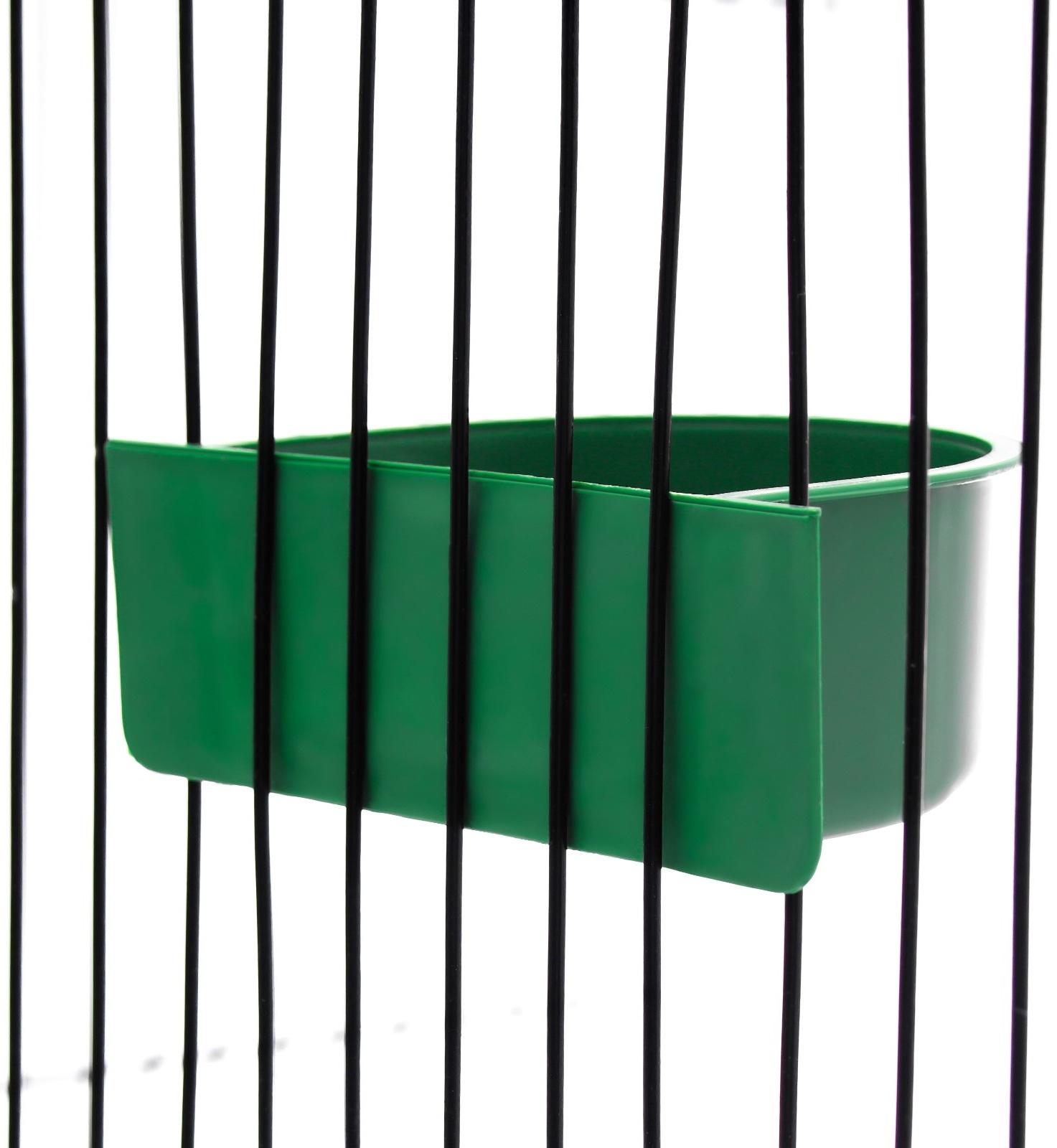 Кормушка для птиц 10,6 х 8,3 х 3,6 см, зeлёная